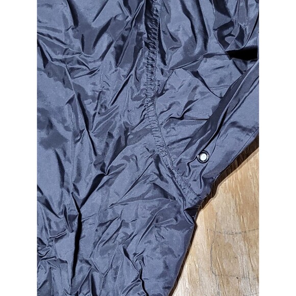 Eastbay Pullover Jacket Windbreaker Men Size XL Black Long Sleeve Zip Side @E7 - Picture 4 of 10